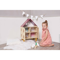 Drewniany domek dla lalek Twist z 11 akcesoriami Janod J06617