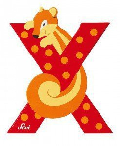 Głoska z lisem "X", 81624-Sevi, nauka literek dla dzieci, alfabet