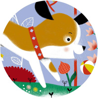 Szczeniaczek - tekturowe puzzle 24 el DJ07280-Djeco, puzzle i układanki dla dzieci 