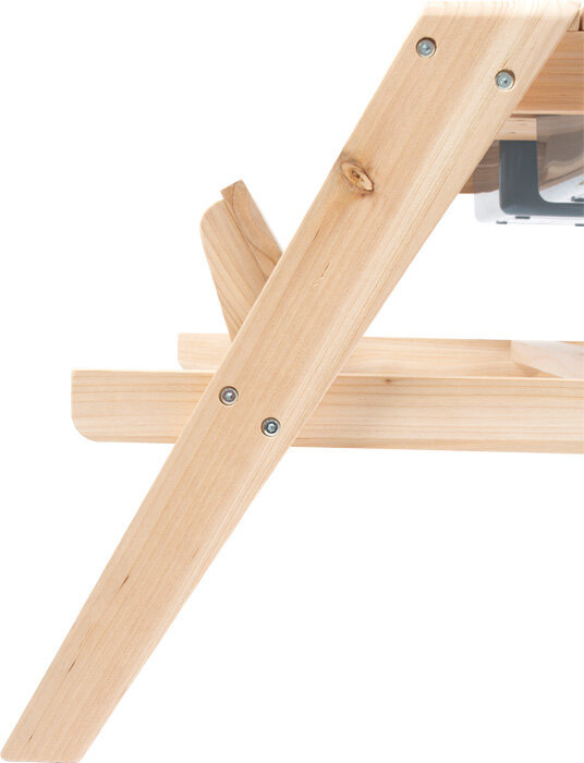 Drewniany stolik dla dzieci do zabawy piaskiem wodą błotem 12422 Small Foot Outdoor zabawki ogrodowe