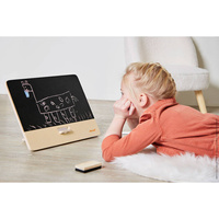 Tablica drewniana stołowa nablatowa z podpórką i akcesoriami Janod J09636