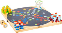 Drewniany chińczyk W kosmosie 11452-Small Foot Design, gry planszowe dla dzieci