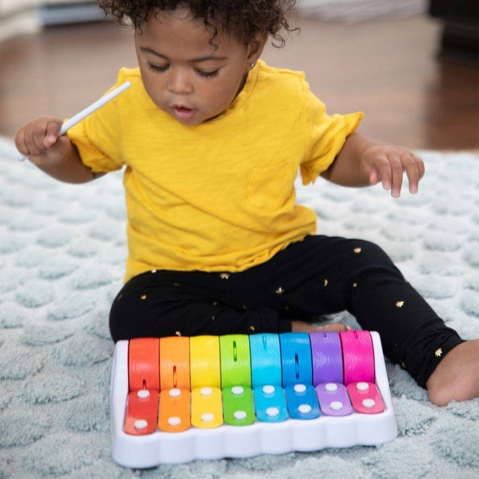 Dzwonki Rock N'Roller Piano FA281-1 Fat Brain Toys, ksylofon dla dzieci