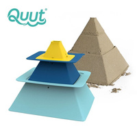 QUUT Zestaw 3 foremek do piasku Piramida Pira Vintage Blue + Deep Blue + Mellow Yellow