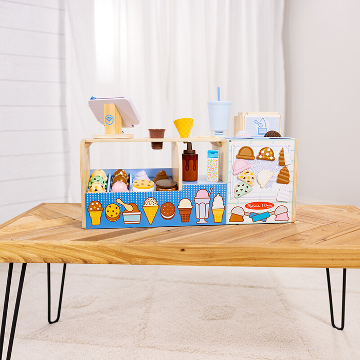 Drewniana lodziarnia XXL z akcesoriami Melissa and Doug 30607-MD