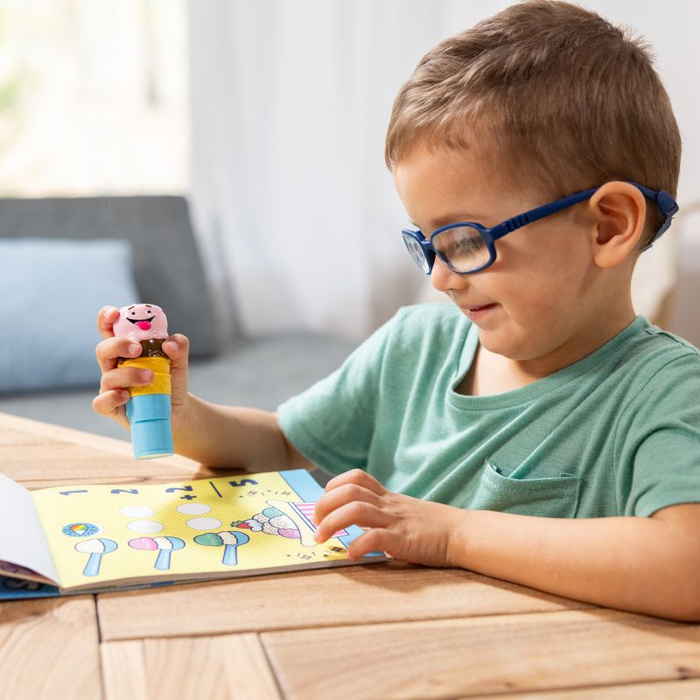 Sticker Wow stempel z naklejkami Lody Melissa & Doug 50242 książeczka z naklejkami