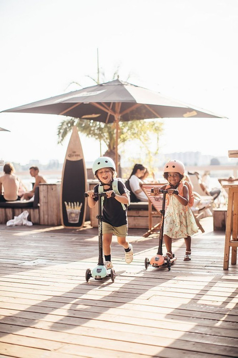 SCOOTANDRIDE Plecak na hulajnogę dla dzieci 1-5 lat Kiwi