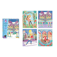 Zestaw kreatywny Złote kontury Tancerki Janod J07964