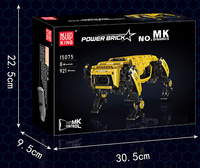 Klocki konstrukcyjne Mould King 15075S Robot Pies Boston Dog zdalnie sterowany Model budowlany 921 elementów