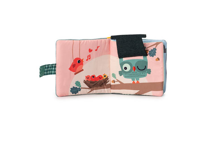 Miękka książeczka aktywizująca z mini gryzakiem Smok Joe 83496 LILLIPUTIENS