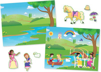 Książeczka z naklejkami wielokrotnego użytku Zamek Księżniczki 14306-Melissa & Doug, naklejki dla dzieci
