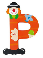 Głoska Clown "P", 81752-Sevi, nauka literek dla dzieci, alfabet