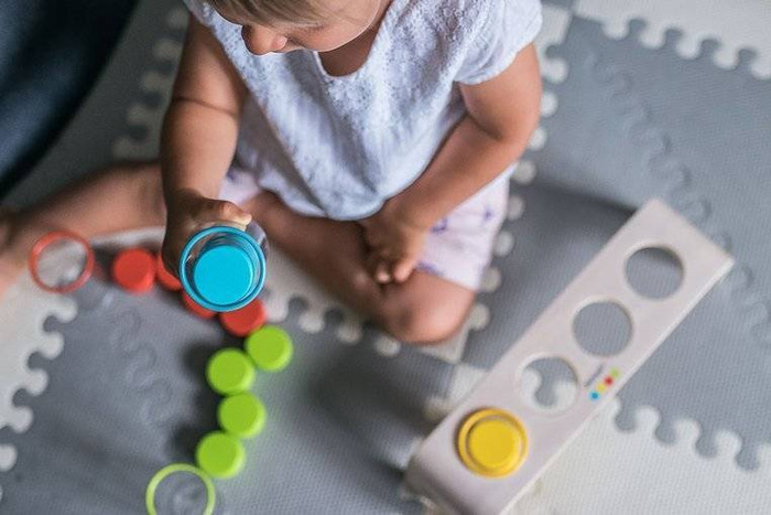 Drewniana układanka Sortowanie kolorów Essentiel, Janod J05066