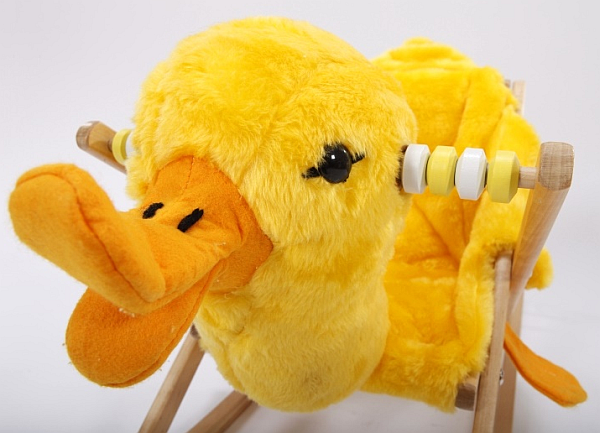 Zabawka na biegunach z miękkim fotelikiem, Kaczka