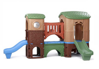 Plac zabaw ze zjeżdżalnią Step2 8012 Most z tunelem i drabinką do aktywnej zabawy