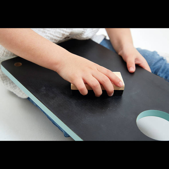 Przenośna dwustronna tablica z akcesoriami Janod J09634