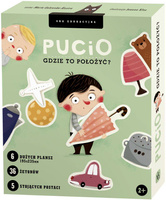 Pucio. Gdzie to położyć? Nasza Księgarnia, zabawki edukacyjne dla dzieci