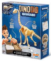 Szkielet dinozaura do odkopania i złożenia Brachiozaur Mały paleontolog Buki 445BRA