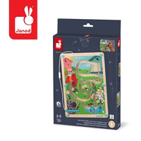 Magnetyczny labirynt Łąka J05310-Janod, zabawki edukacyjne dla dzieci