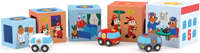 Klocki kartonowe TopaniCar Djeco DJ09120 z samochodzikami