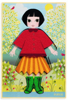 Drewniana układanka Matylda lubi się przebierać DJ01697-Djeco, zabawka dla dzieci