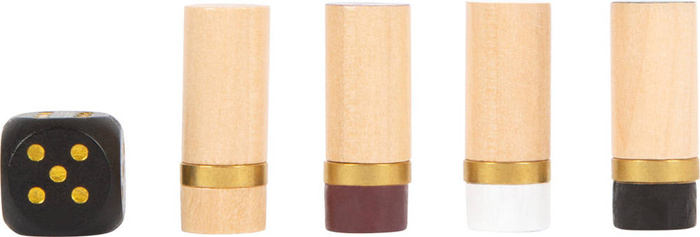 Drewniane gry planszowe Węże i drabiny Ludo Gold Edition 12218-Small Foot