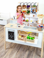 Drewniany sklep dla dzieci i kuchnia 2w1 Świeżość 11436-Small Foot, odgrywanie ról