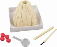 Mini wulkan erupcja i odkopywanie Buki 2225 mały archeolog