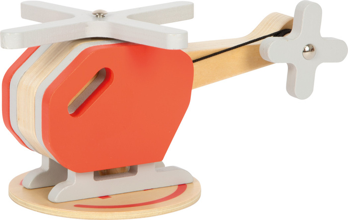 Duża remiza strażacka z helikopterem i akcesoriami Small Foot 12703 drewniane domki dla lalek