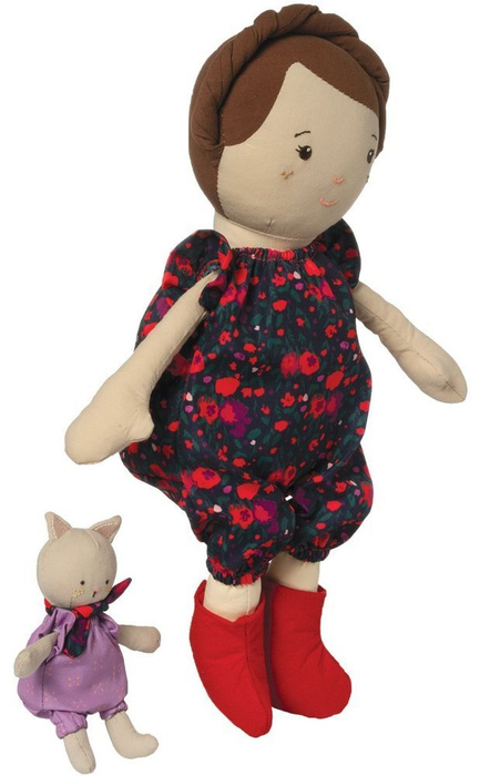 Lalka Freddie i jej mały kotek Playdate Friends 158670-Manhattan Toy, pluszaki dla dzieci