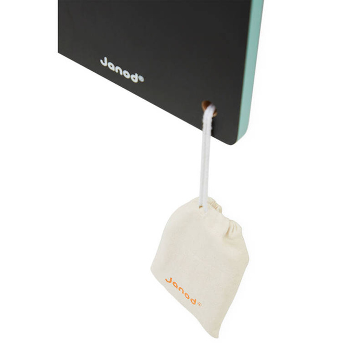 Przenośna dwustronna tablica z akcesoriami Janod J09634