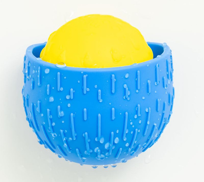 Silikonowe kubeczki z przyssawkami do kąpieli Oomplz Mobi OOMP1 zabawki do wody