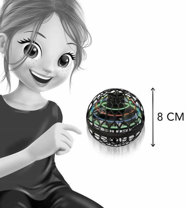 Latająca piłka do zabawy dla dzieci LED USB Buki SP006