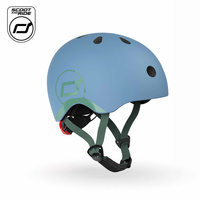 Scoot and Ride Zestaw Kask i Ochraniacze Steel XXS-S dzieci 1-5 lat do bezpiecznej jazdy