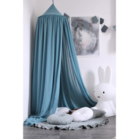 Lniana mata z falbanką shark PN13222-Cotton Sweets, pokój dziecka