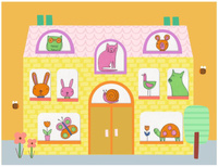 Zestaw artystyczny odrysowywanie Djeco DJ09289 Okna w pojazdach i budynkach