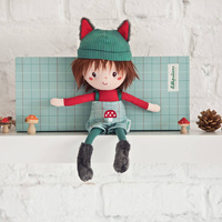 Lalka przytulanka Louis 32cm ozdobne pudełko w kratkę 83487 LILLIPUTIENS