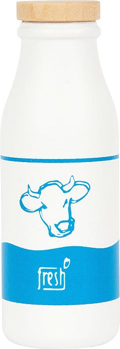 Drewniana skrzynka na mleko z butelkami Fresh Small Foot 12354