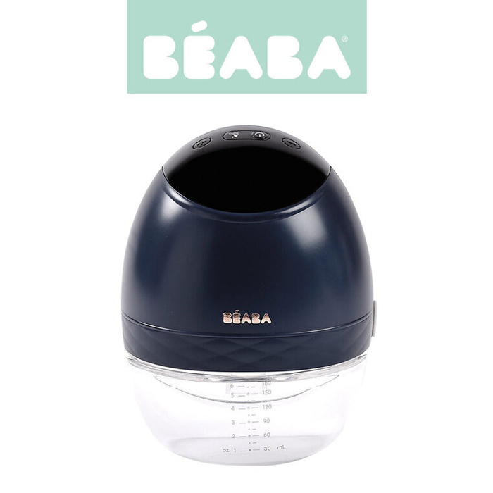 Laktator elektryczny bezprzewodowy muszlowy Hands-Free 180 ml Night Blue Beaba 911735