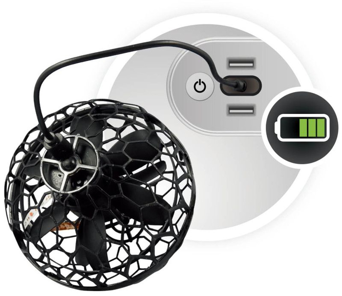 Latająca piłka do zabawy dla dzieci LED USB Buki SP006