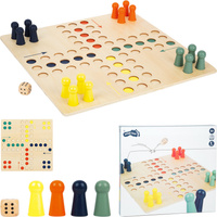 Chińczyk XL drewniana gra planszowa 11783-Small Foot