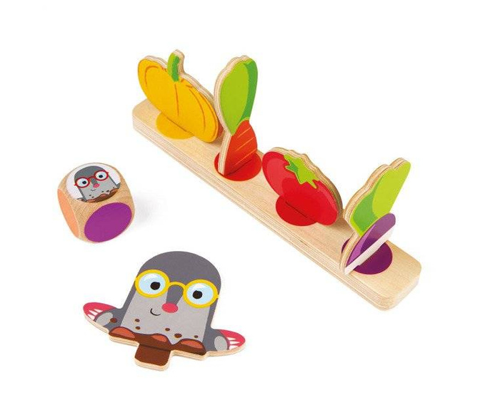 Gra dla dzieci Unikaj kreta J08246-Janod, zabawka edukacyjna