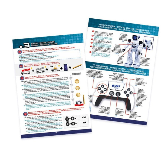 Interaktywny robot zdalnie sterowany z emocjami 20 funkcji Marko Buki 7601