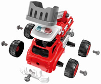 Wóz strażacki do skręcenia zdalnie sterowany 9022-Buki, pojazdy dla dzieci