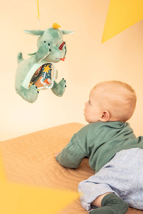 Przytulanka aktywizująca z lusterkiem A kuku Smok Joe Lilliputiens 83552