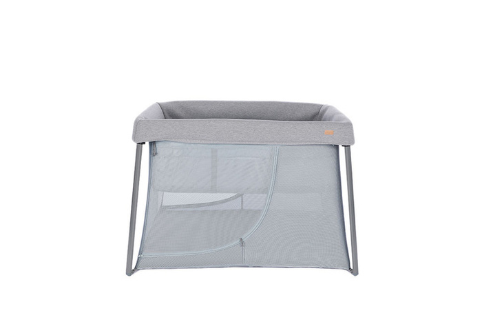 Łóżeczko turystyczne dwupoziomowe z funkcją kojca 3w1 Eazy sleep Heather grey Pebble Beaba 946004