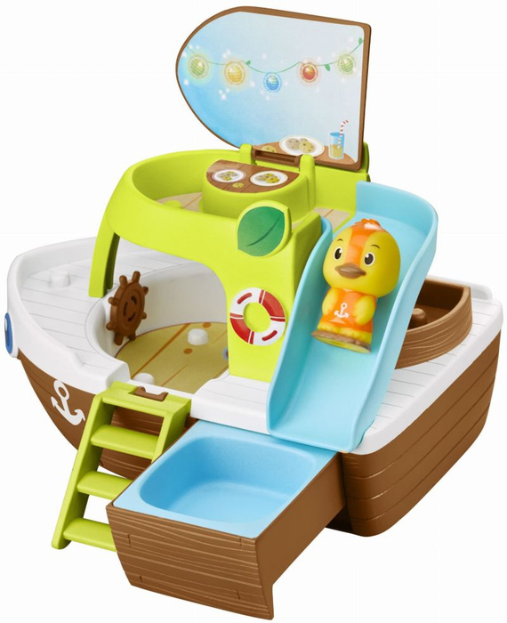 Statek wycieczkowy Klorofil 700209F jacht i figurka zwierzątka