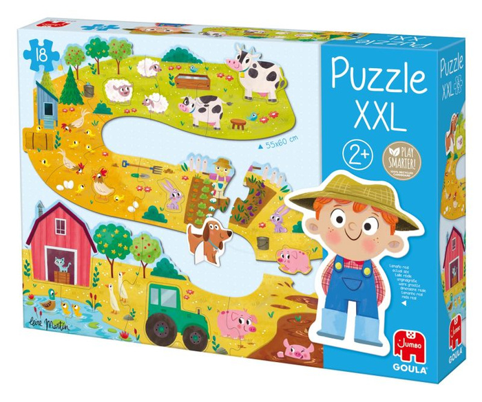 Puzzle dla dzieci XXL Farma Goula 53176