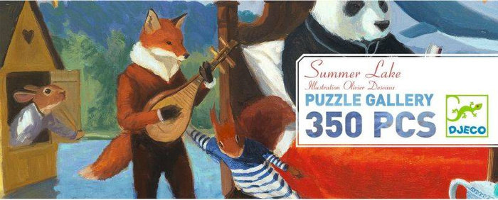 Puzzle tekturowe Letnie Jezioro 350 el Gallery DJ07617-Djeco, układanki i puzzle dla dzieci