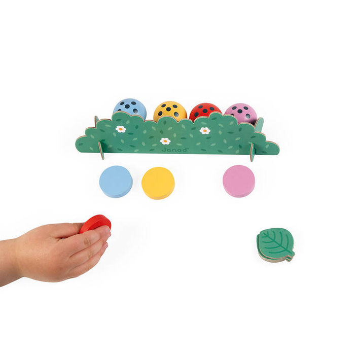 Drewniana gra pamięciowa memory Biedronki J05079 Janod